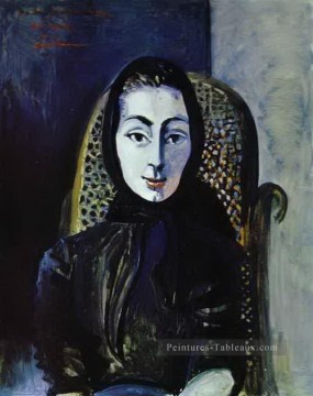 Jacqueline Rocque 1954 cubiste Peinture à l'huile